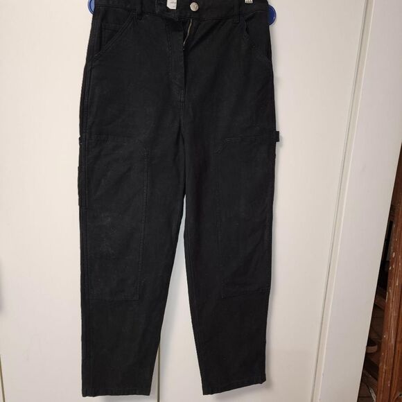Aritzia Wilfred Free Utility Pants Womens sz 6 Black Modern goth  grunge boho - Picture 1 of 9